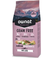 Ownat Cão Grain Free PRIME Mini Adult Lamb