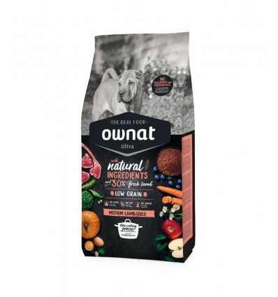 Ownat Cão ULTRA Medium Lamb & Rice