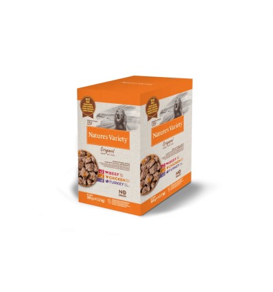 Nature's Variety Original Cão Sem Cereais Medium/Maxi Húmidos Multipack 4x300gr