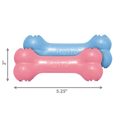 Brinquedo Kong Goodie Bone Puppy - Small + 9kg (KP31E)