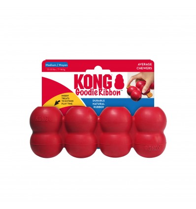 Brinquedo Kong Goodie Ribbon - Médium 7-16 kg (TGS2E)