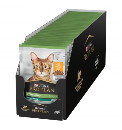 Purina Pro Plan Gatos Húmidos Nutri Savour Sterilised Frango Saq. 85gr