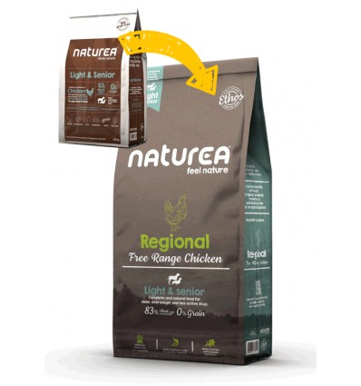 Naturea Light & Sénior (Chicken sem Cereais) 12kg