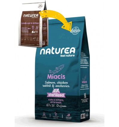 Naturea Lands Cat & Kitten (sem cereais)