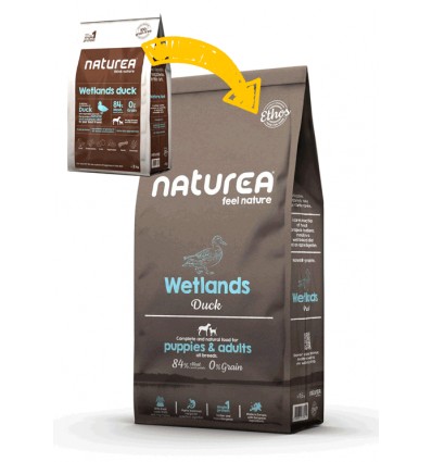 Naturea Wetlands Duck (Pato sem Cereais) 12kg