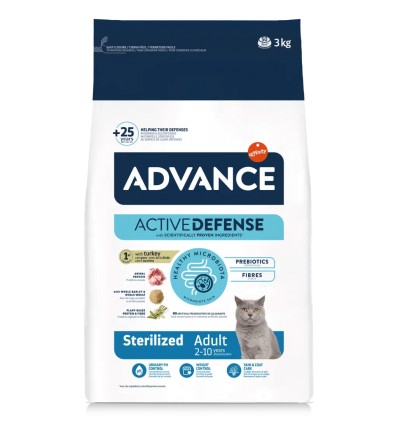 Advance Gato Adulto Sterilised Perú/Cevada 3Kg