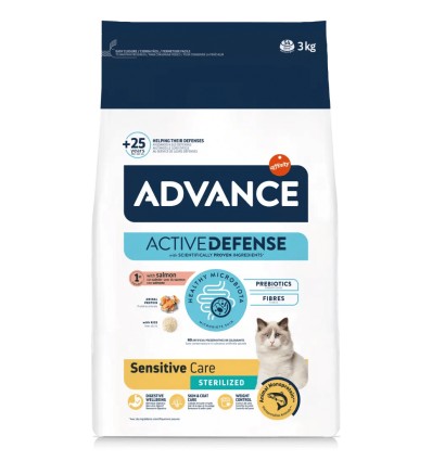 Advance Gato Adulto Sterilised Sensitive Salmão/Cevada 