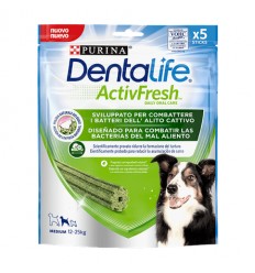 Purina Cão DentaLife Snacks ActivFresh Medium 12-25kg (5 sticks)