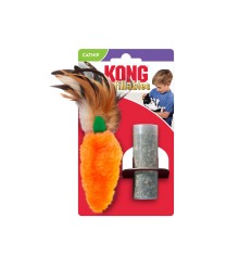 Brinquedo Kong Refillables Feather Cenoura com catnip (NH4E)