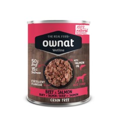 Ownat Cão Wetline Grain Free Boi com salmão 395gr