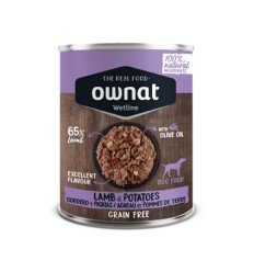 Ownat Cão Wetline Grain Free Cordeiro com batata 395gr