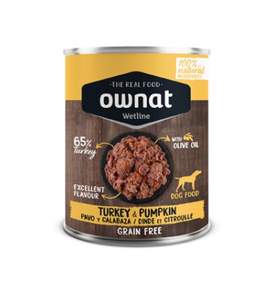 Ownat Cão Wetline Grain Free Perú com abóbora 395gr