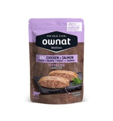 Ownat Gato Wetline Grain Free Esterilizado Frango com Salmão