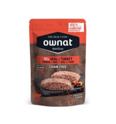 Ownat Gato Wetline Grain Free Vitela com Perú