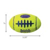 Brinquedo Kong AirDog squeaker Bola de Football c/ som - tamanho M (ASFB2E)