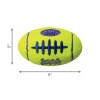 Brinquedo Kong AirDog squeaker Bola de Football c/ som - tamanho M (ASFB2E)