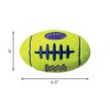 Brinquedo Kong AirDog squeaker Bola de Football c/ som - tamanho L (ASFB3E)