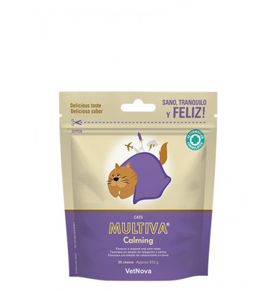 Multiva Suplemento Nutricional Anti-Stress Calming para Gatos 25chews