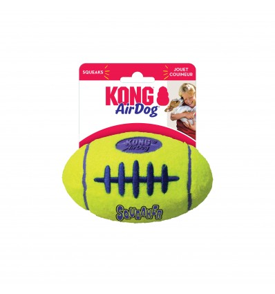 Brinquedo Kong AirDog squeaker Bola de Football c/ som - tamanho M (ASFB2E)