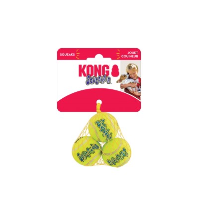 Brinquedo Air Kong Bola de Ténis c/ som - Tamanho S