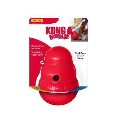 Brinquedo Kong Dispensador Guloseimas Wobbler Tamanho - S (16 cm)