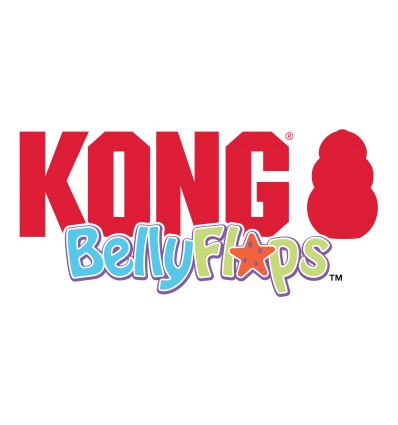 Brinquedo Kong Peluche Belly Flops PolvoTamanho - M