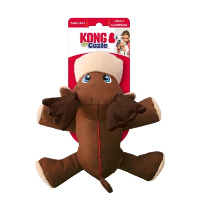 Brinquedo Kong Peluche Cozie Elmer Elefante Tamanho - M (24 cm)