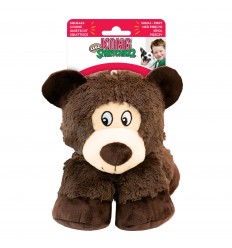 Brinquedo Kong Peluche Elástico Stretchezz Urso - Large