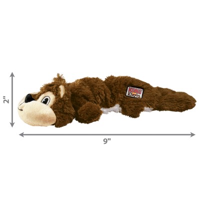 Brinquedo Kong Peluche Scrunch Knots Esquilo - Small/ Medium (26 cm)