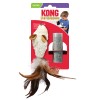 Brinquedo Kong Refillable Feather Rato p/ gatos (20 cm)