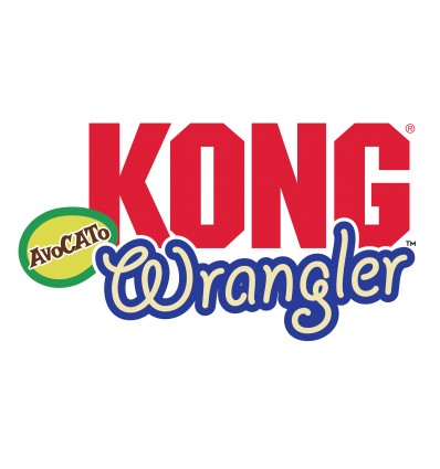 Brinquedo Kong Wrangler avoCATo com catnip (CA462E)