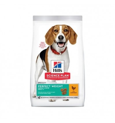 Hill's Science Plan Canine Adult Perfect Weight Medium 10kg