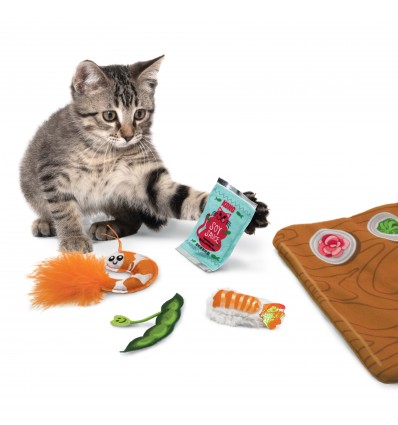 Brinquedo Kong Pull a Partz SUSHI com catnip (CPP9E)