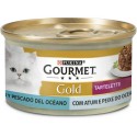 Purina Gourmet Gold Perle Duetos do Mar Peixe Oceano e Atum 85gr