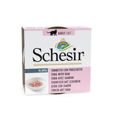 Schesir Gatos Húmidos Atum c/ Presunto 85gr