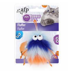 Brinquedo AFP Gato Furry Ball Laranja com catnip