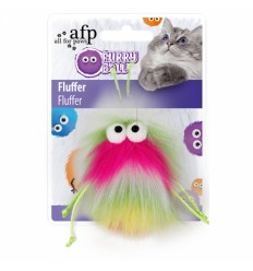 Brinquedo AFP Gato Furry Ball Rosa com catnip