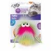 Brinquedo AFP Gato Furry Ball Rosa com catnip