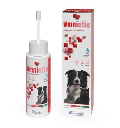 Omniótic - Saúde Auditiva p/ Cães e Gatos emb. 120ml