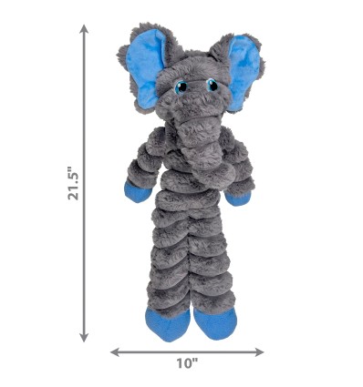 Brinquedo Kong Peluche Shakers Crumples Elefante - Xlarge (SHCX1E)