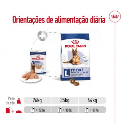 Royal Canin Maxi Ageing, Cão, Húmidos em lata, Adulto, Alimento