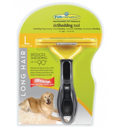 Furminator Escova Cães Raça Grande Pêlo Longo ( + 5cm) - L