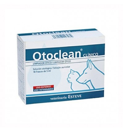 Otoclean - Limpeza de Ouvidos Cães e Gatos 18X5ml