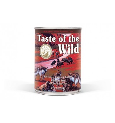 Taste of the Wild Cão Húmidos Southwest Canyon Javali lata 390gr