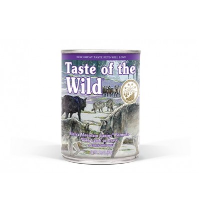 Taste of the Wild Cão Húmidos Sierra Mountain lata 390gr