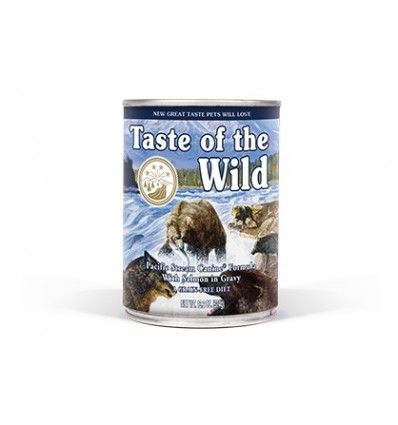 Taste of the Wild Cão Húmidos Pacific Stream Salmão lata 390 gr