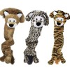 Brinquedo Kong Peluche Elástico Jumbo Stretchezz c/ som Tigre - XL (75 cm)