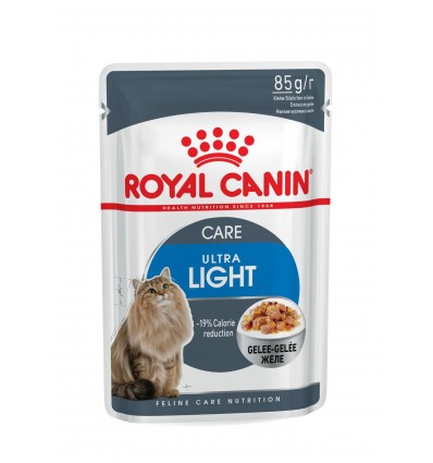 Royal Canin Ultra Light (Jelly), Gatos, Húmidos, Adulto, Alimento