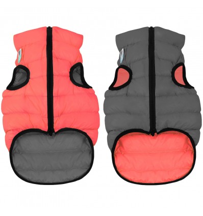 Colete AiryVest Salmão/Cinza Reversível - Tamanho XS - L