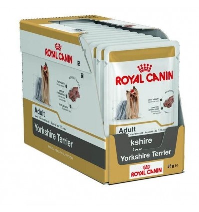 Royal Canin Yorkshire Terrier Adult Húmidos Saqueta 12x85g